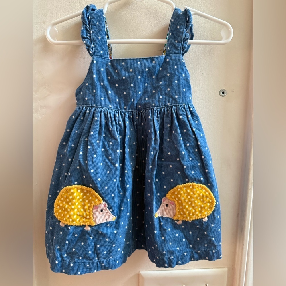 Baby Boden Hedgehog Pinnie